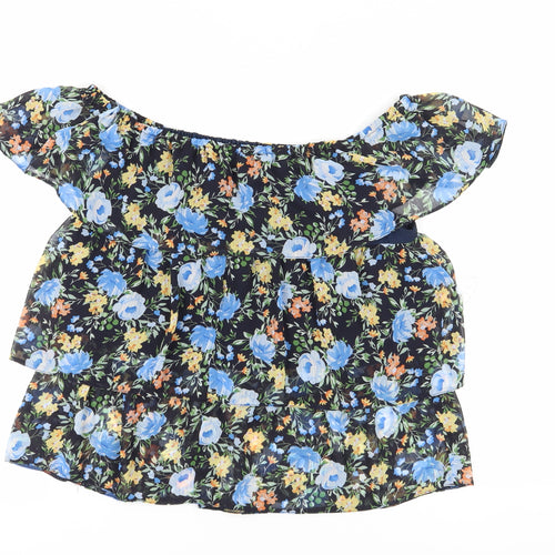 Dorothy Perkins Women's Multicoloured Floral Blouse UK 12