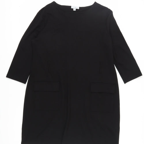 Warehouse Women's Black Shift Dress Size 16