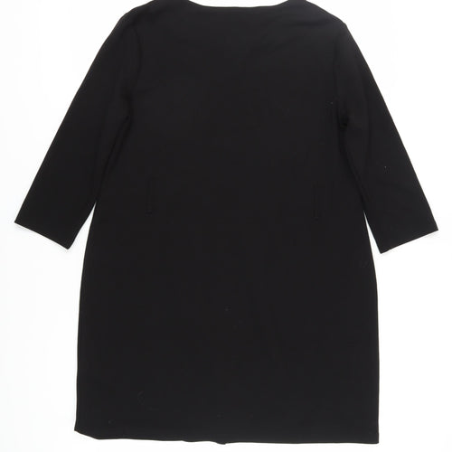 Warehouse Women's Black Shift Dress Size 16
