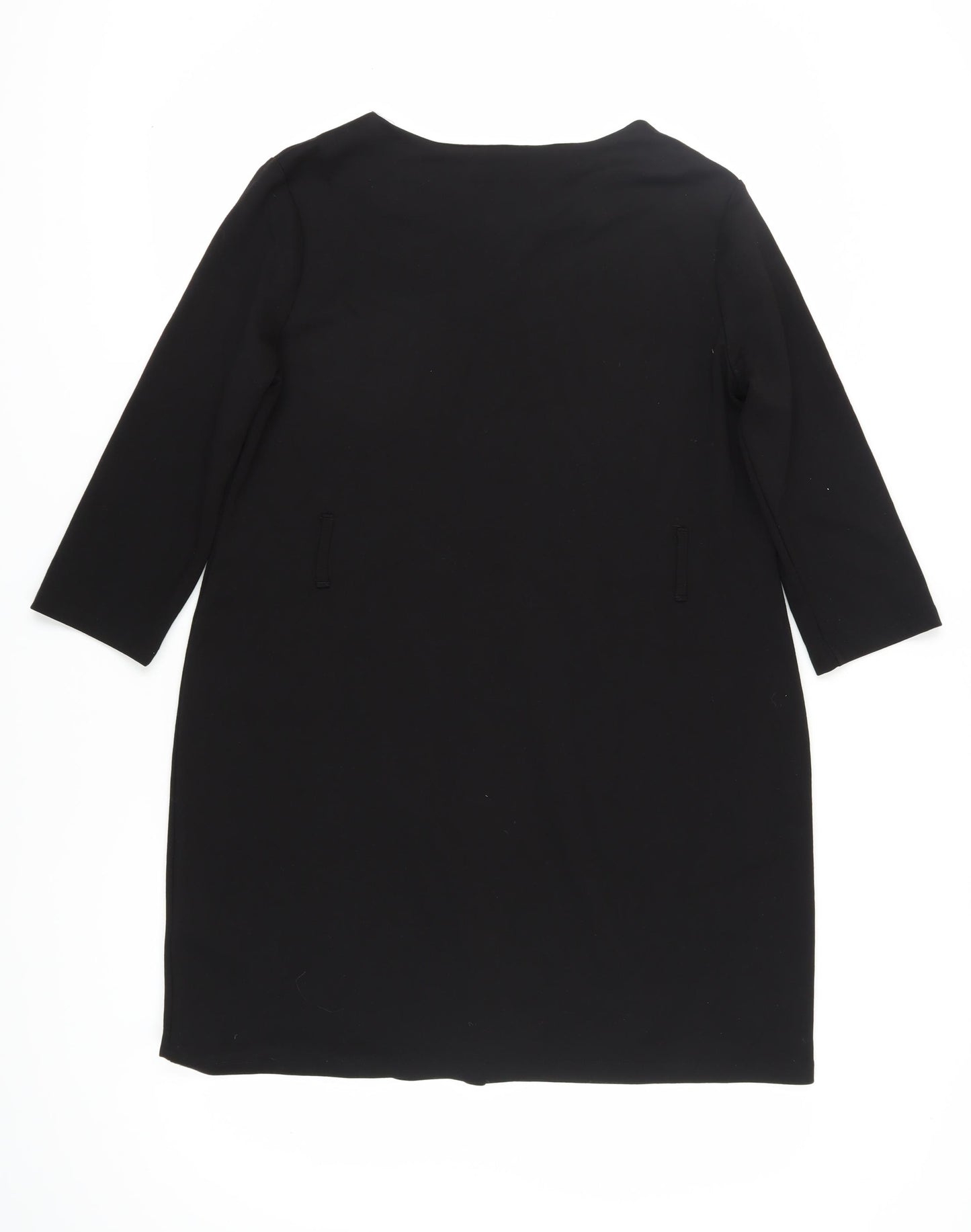 Warehouse Women's Black Shift Dress Size 16