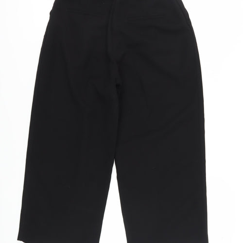 New Look Women's Black Trousers Size 12 Belted