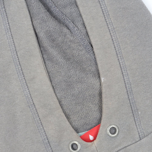 Puma Men's Grey Logo Hoodie, Size S, Pullover Style