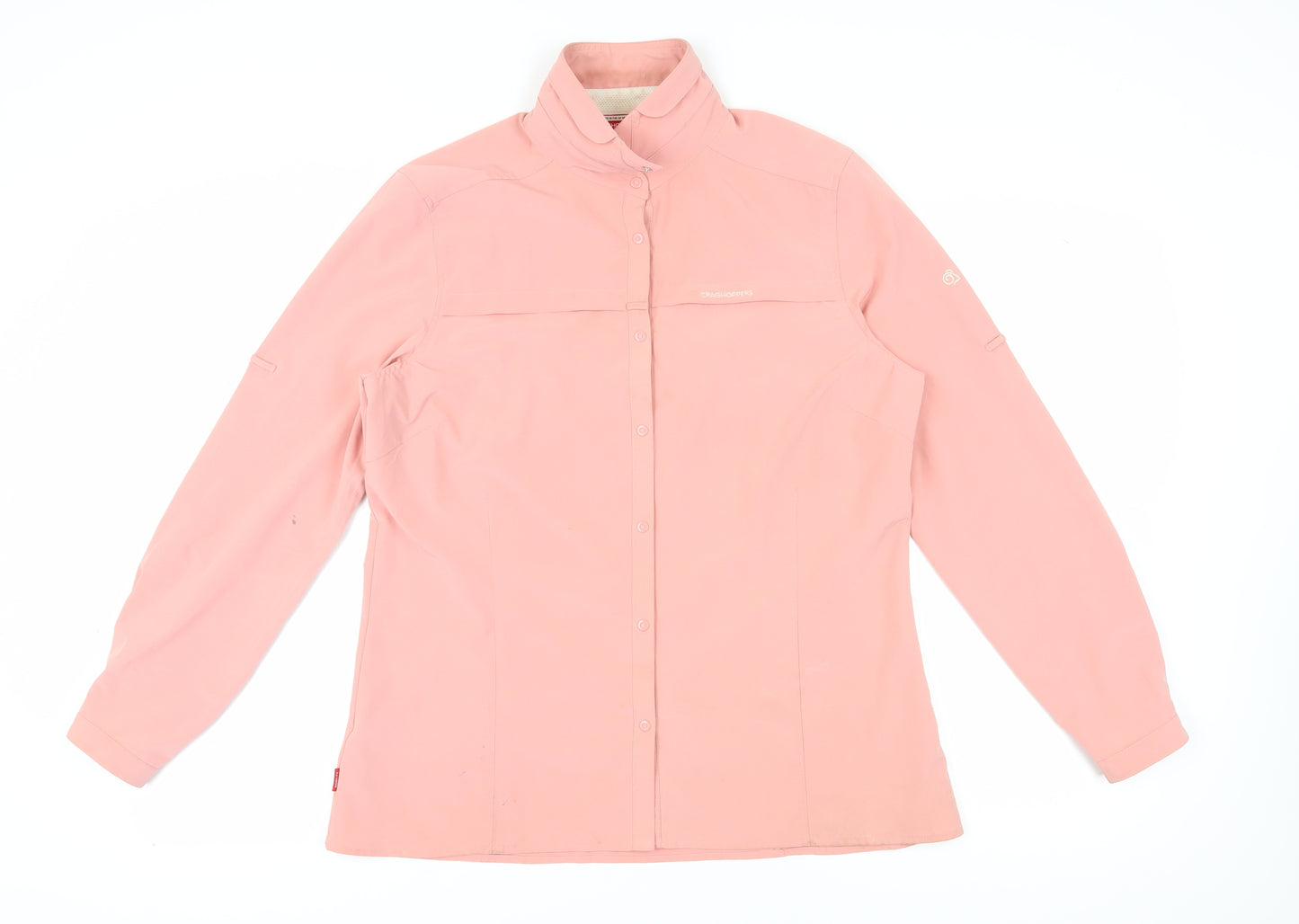 Craghoppers Women's Pink Button-Up Long Sleeve Shirt