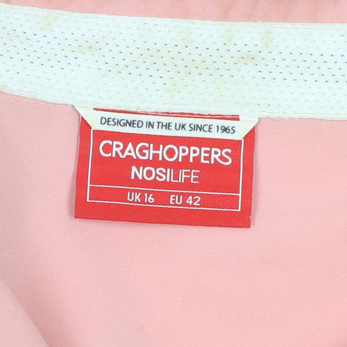Craghoppers Women's Pink Button-Up Long Sleeve Shirt