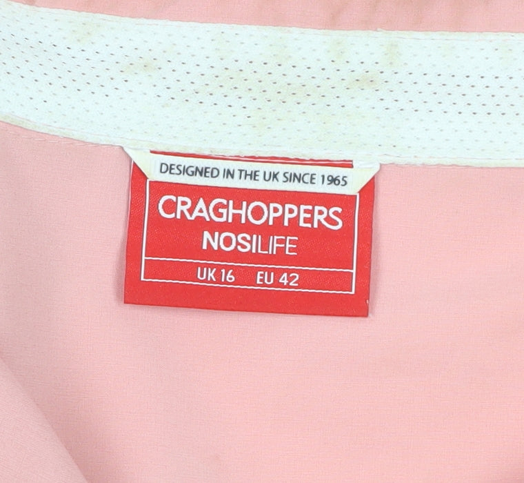 Craghoppers Women's Pink Button-Up Long Sleeve Shirt