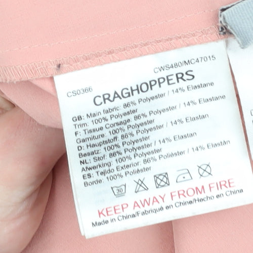 Craghoppers Women's Pink Button-Up Long Sleeve Shirt