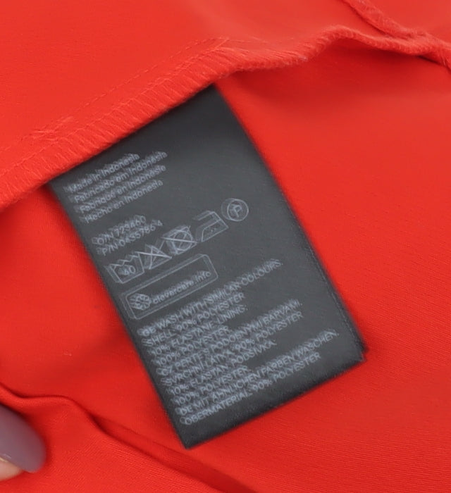 H&M Red Sleeveless Blouse for Women Size 10 Zip