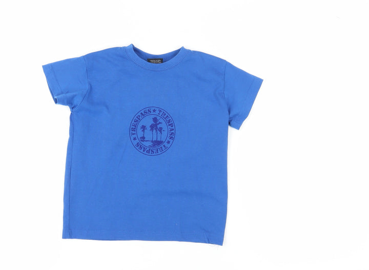 Trespass Boys Blue Graphic T-Shirt - 3-4 Years