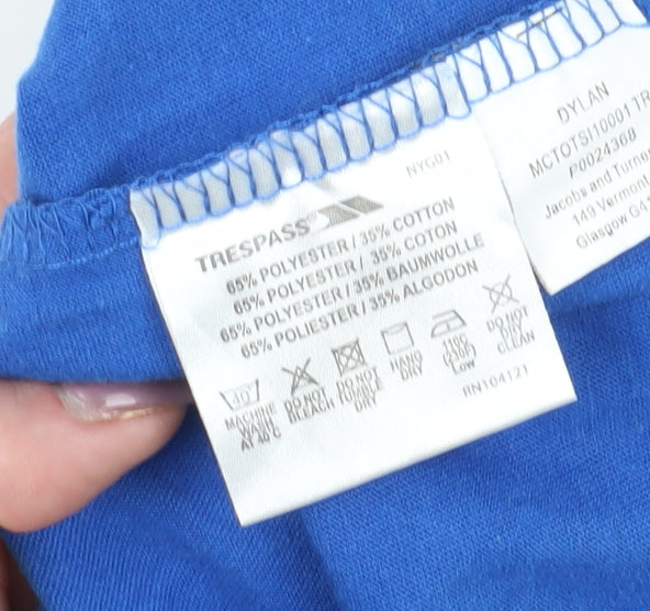 Trespass Boys Blue Graphic T-Shirt - 3-4 Years