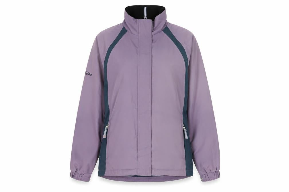 Front view of TOG24 Women's Purple M Waterproof Windbreaker Jacket