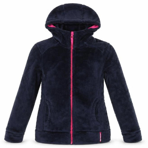 Decathlon Girls Blue Hooded Fleece Jacket 11 Years