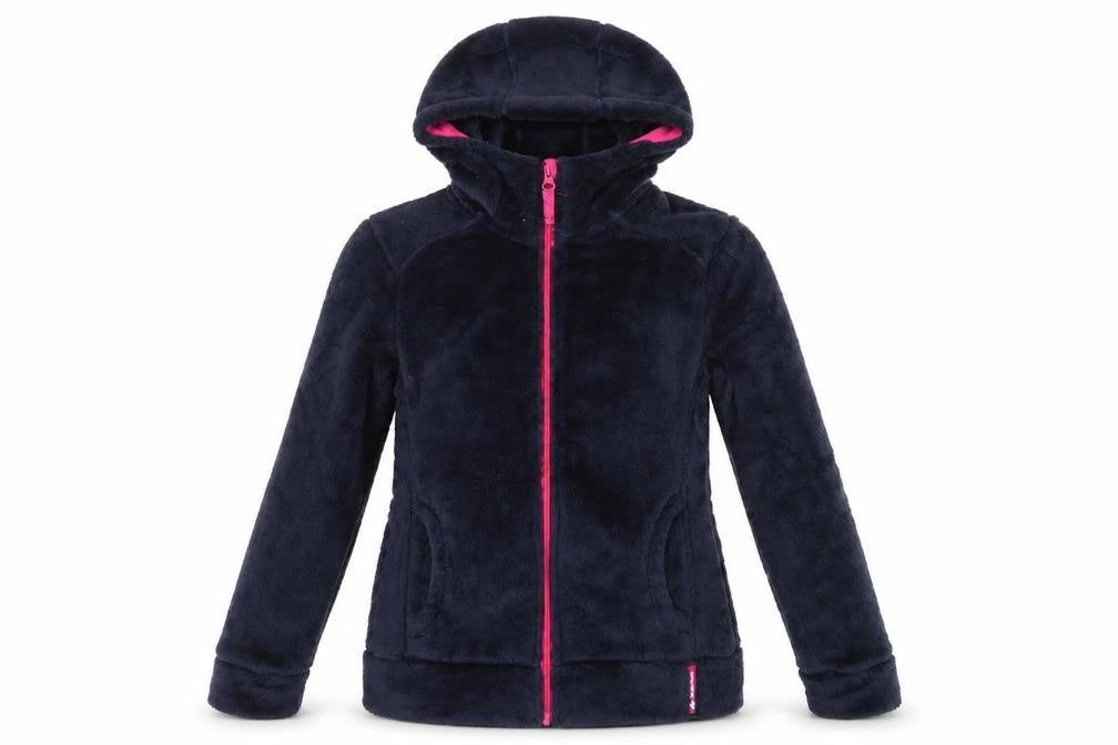 Decathlon Girls Blue Hooded Fleece Jacket 11 Years