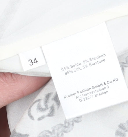 Herzen's Angelegenheit Women's Multicoloured Silk Tunic, Size 6