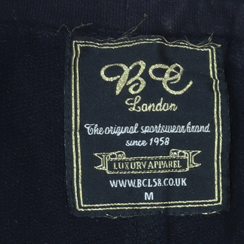 BE London Black Sweat Shorts - Medium, Drawstring, Casual