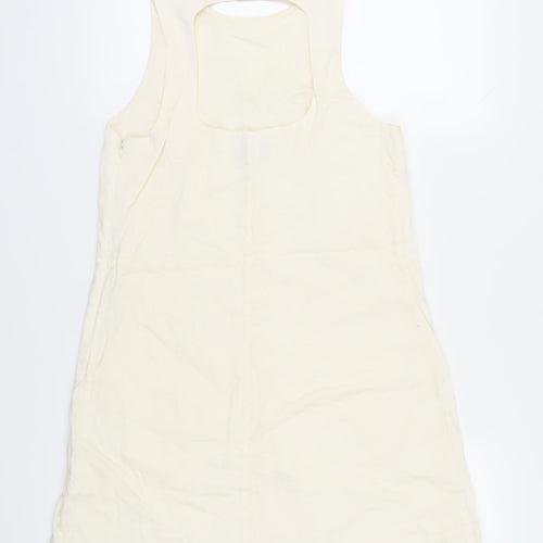 & Other Stories Women's Ivory Shift Dress Size 10