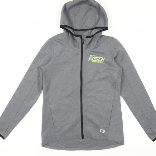 Ogio Women's Grey Track Jacket S - Full Zip, Hooded