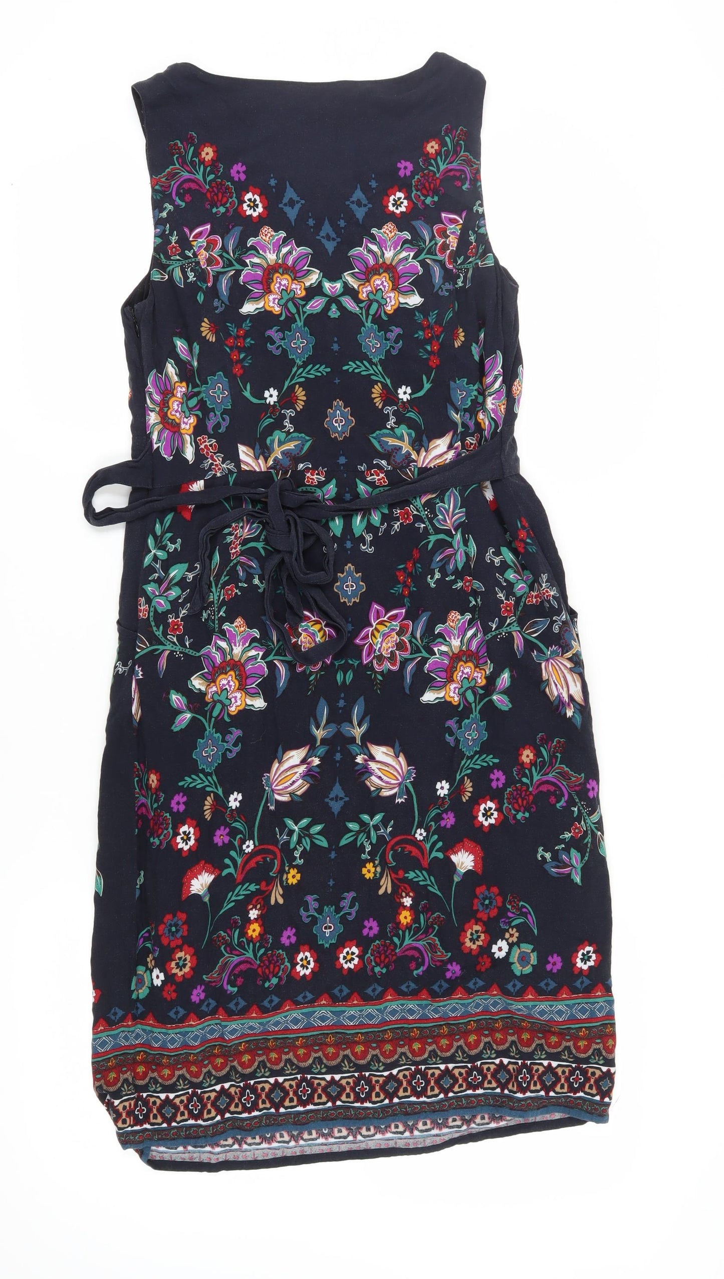Monsoon Women’s Floral Shift Dress, Multicoloured, Size 12