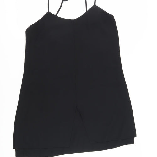 Topshop Women's Black Slip Dress Size 12
