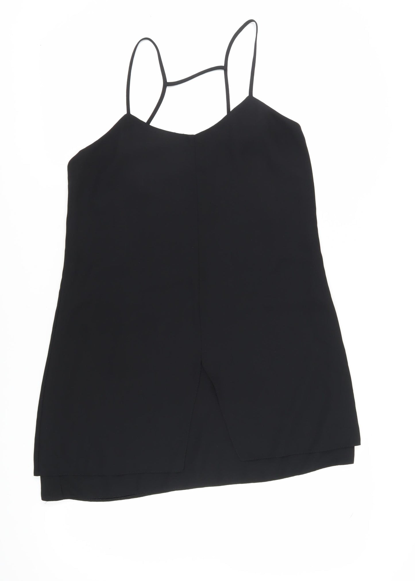 Topshop Women's Black Slip Dress Size 12