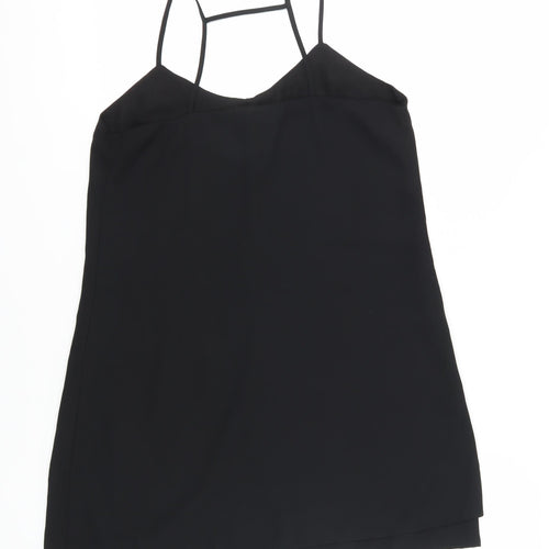 Topshop Women's Black Slip Dress Size 12