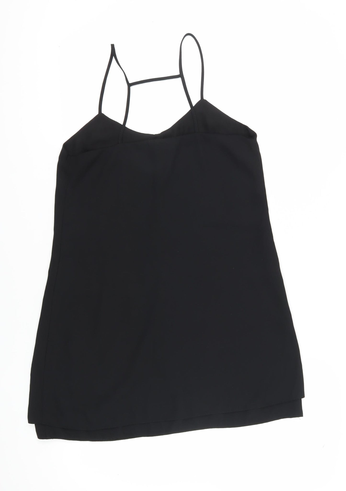 Topshop Women's Black Slip Dress Size 12