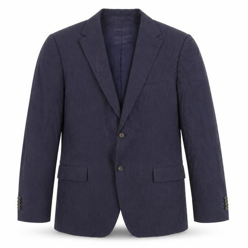 Tommy Hilfiger Men's Blue Striped Blazer UK Size 42