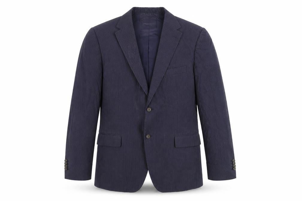 Tommy Hilfiger Men's Blue Striped Blazer UK Size 42