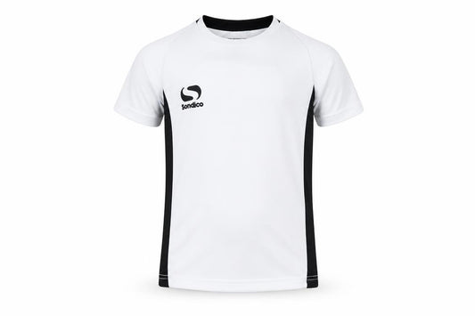 Front view of Sondico boys’ white t-shirt 2-3 years