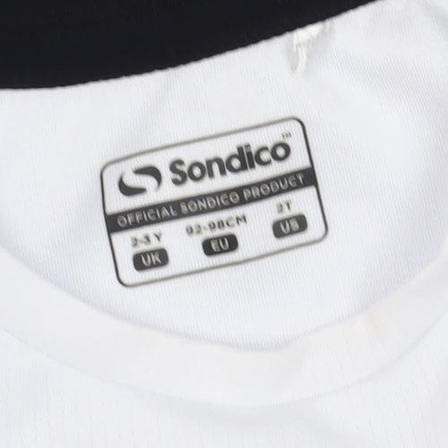Sondico Boys White T-Shirt 2-3 Years