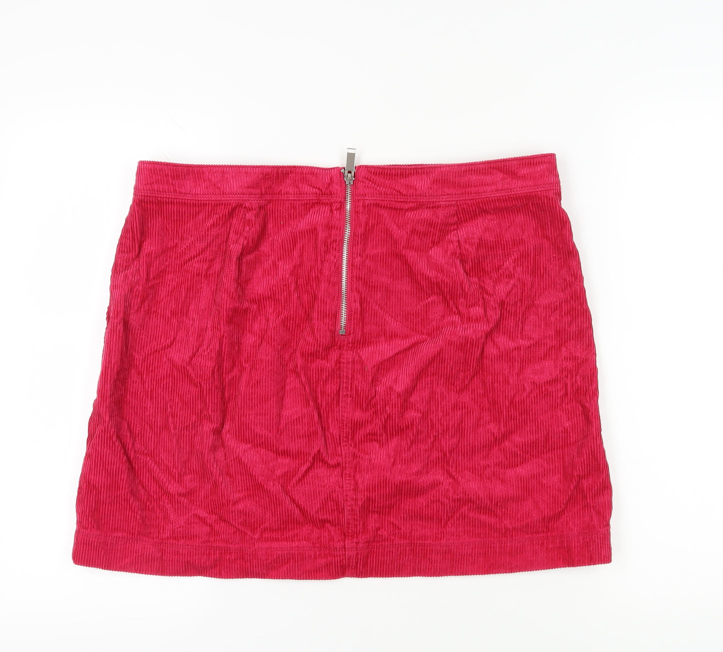Marks and Spencer Women's Pink Corduroy Skirt Size 18