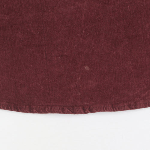 Rock & Revolution Women's Brown A-Line Corduroy Skirt