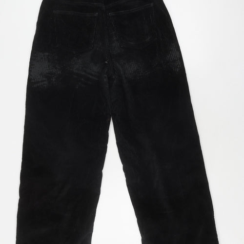Universal Thread Women's Black Corduroy Trousers, Size 0