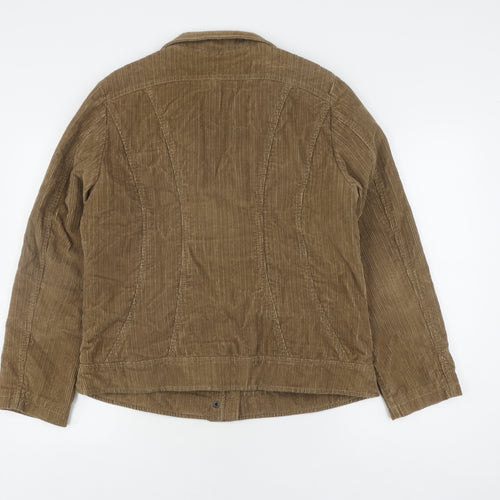 Marks and Spencer Women's Brown Corduroy Jacket M