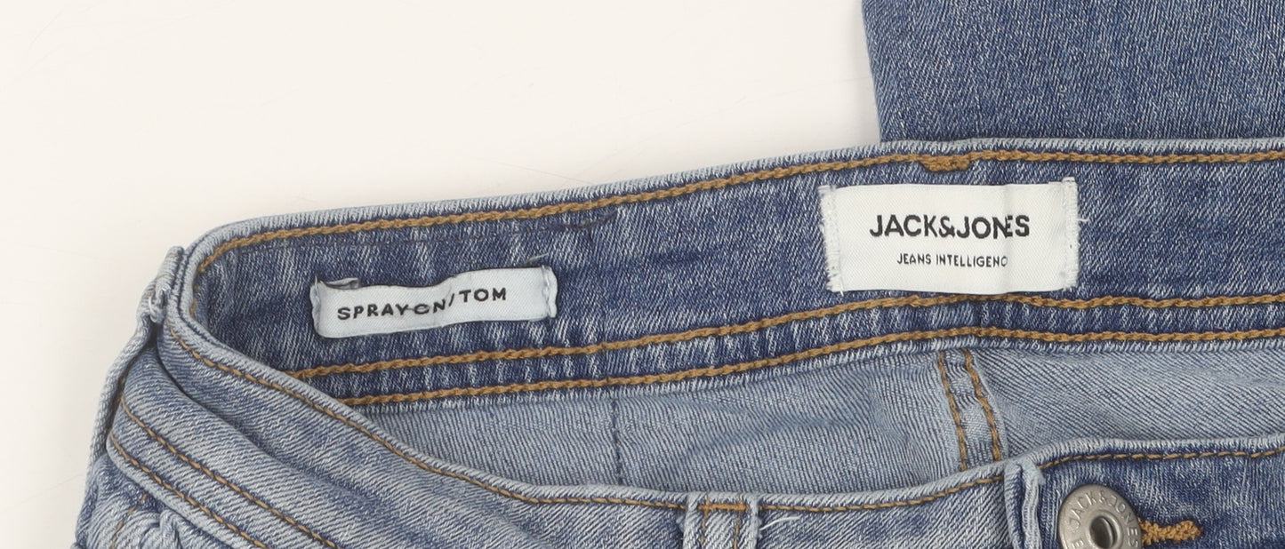 Jack & Jones Boys Blue Skinny Jeans 16 Plus