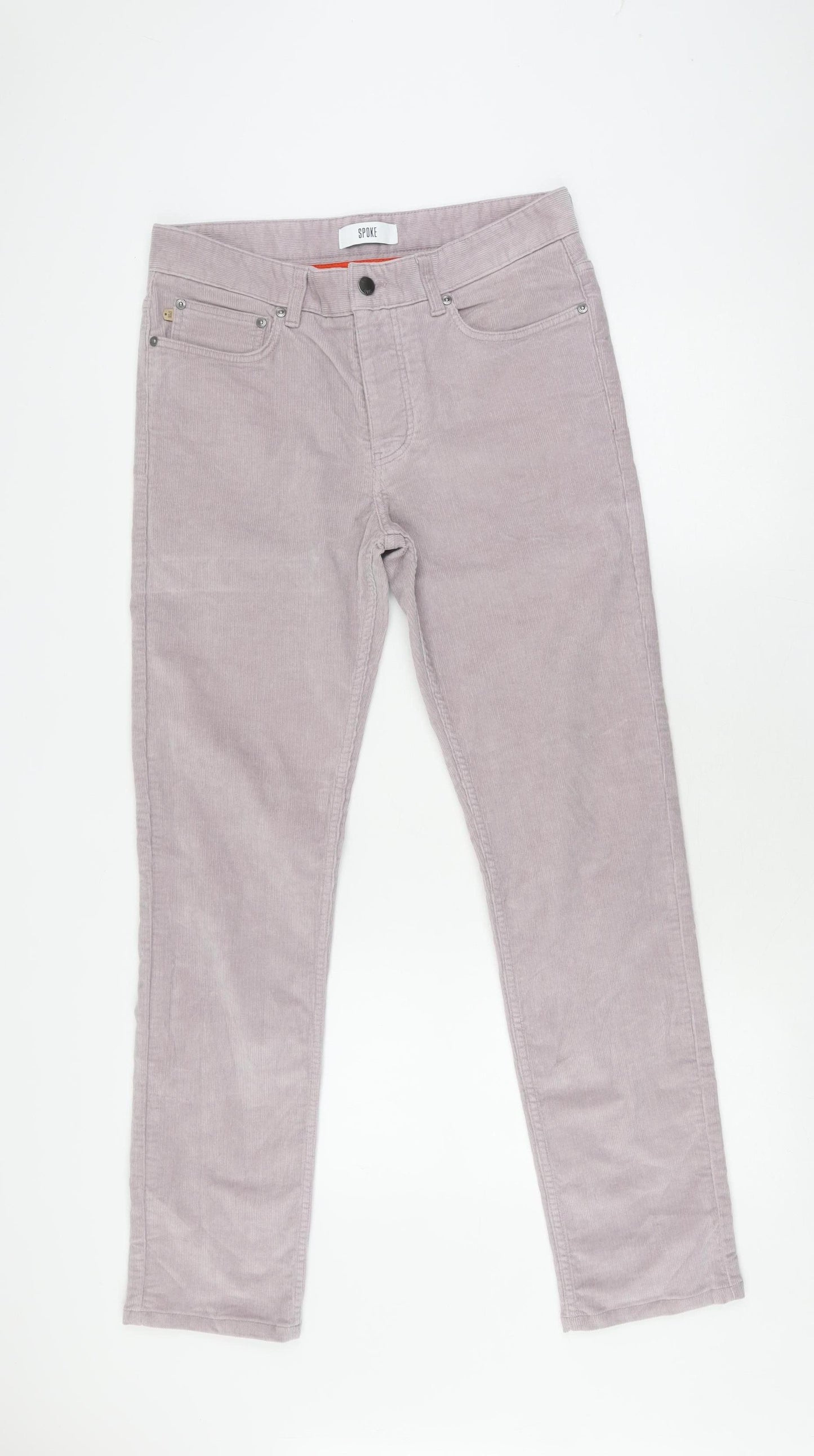 Spoke Unisex Corduroy Trousers, Multicoloured, 30 Waist