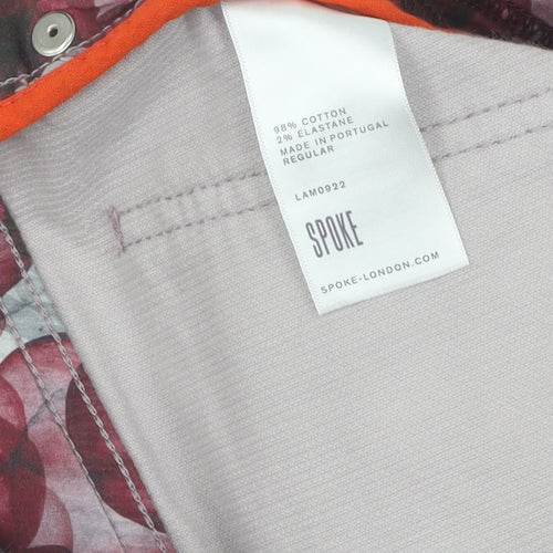 Spoke Unisex Corduroy Trousers, Multicoloured, 30 Waist