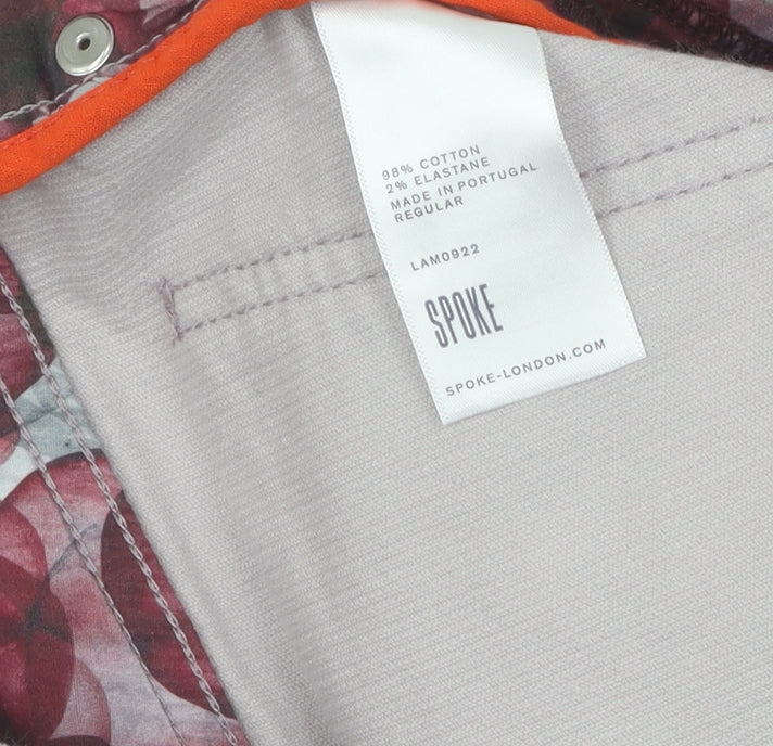 Spoke Unisex Corduroy Trousers, Multicoloured, 30 Waist