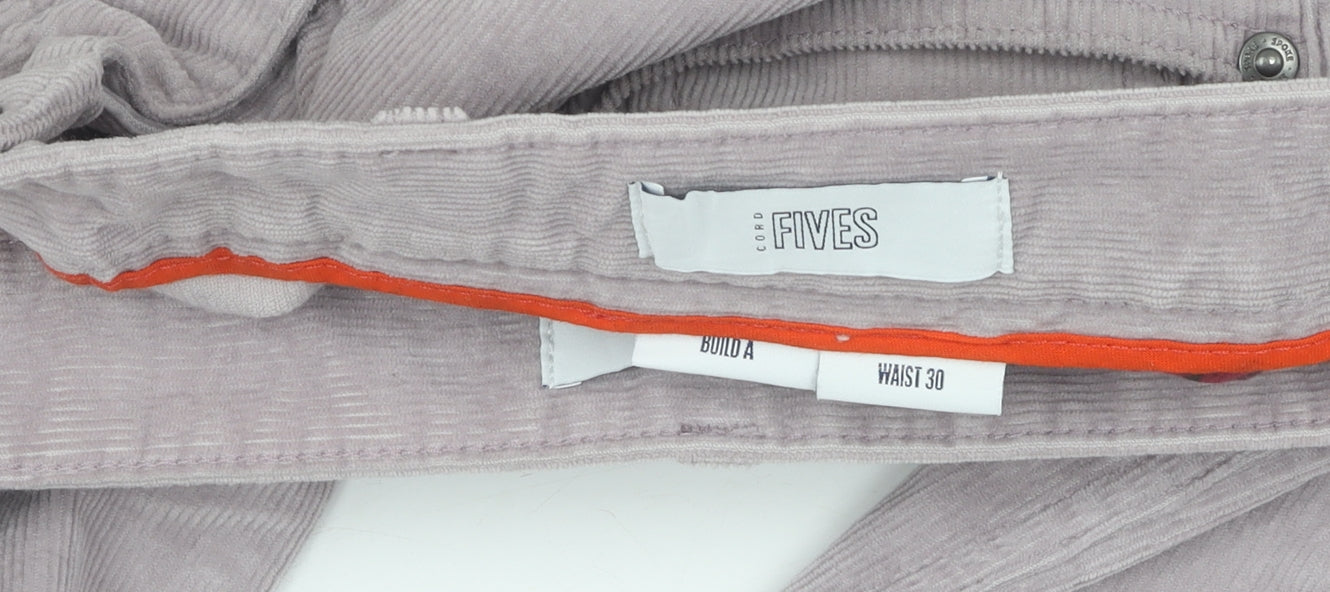 Spoke Unisex Corduroy Trousers, Multicoloured, 30 Waist