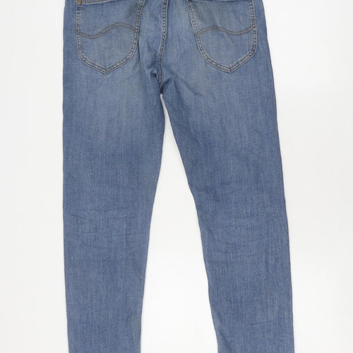 Lee Men’s Blue Straight Jeans - Size 32, Light Wash
