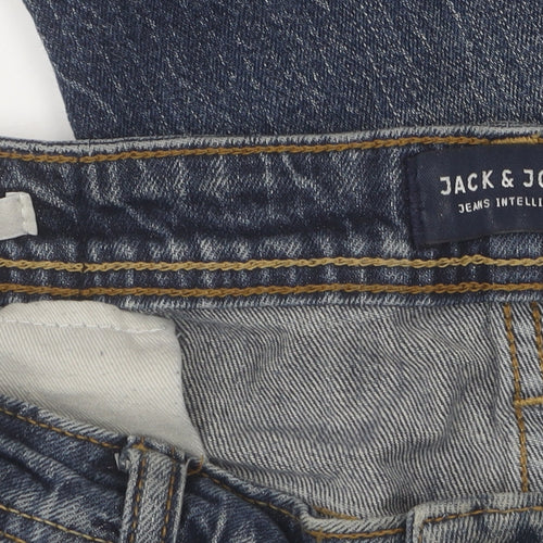Jack & Jones Men's Slim Fit Blue Denim Jeans Size 32