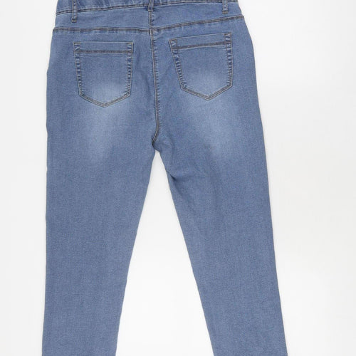 Roman Originals Women's Blue Skinny Jeans Size 14