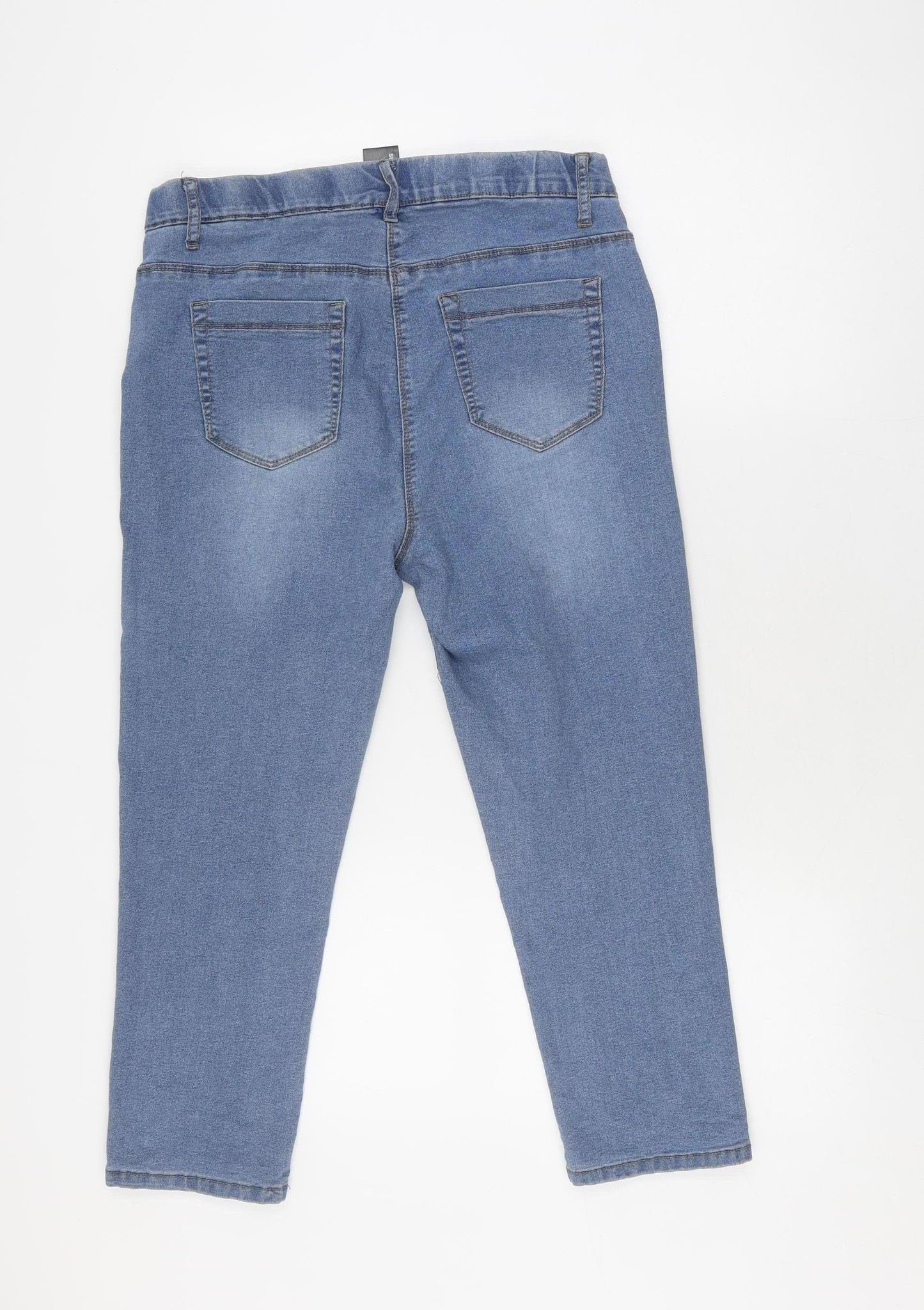 Roman Originals Women's Blue Skinny Jeans Size 14