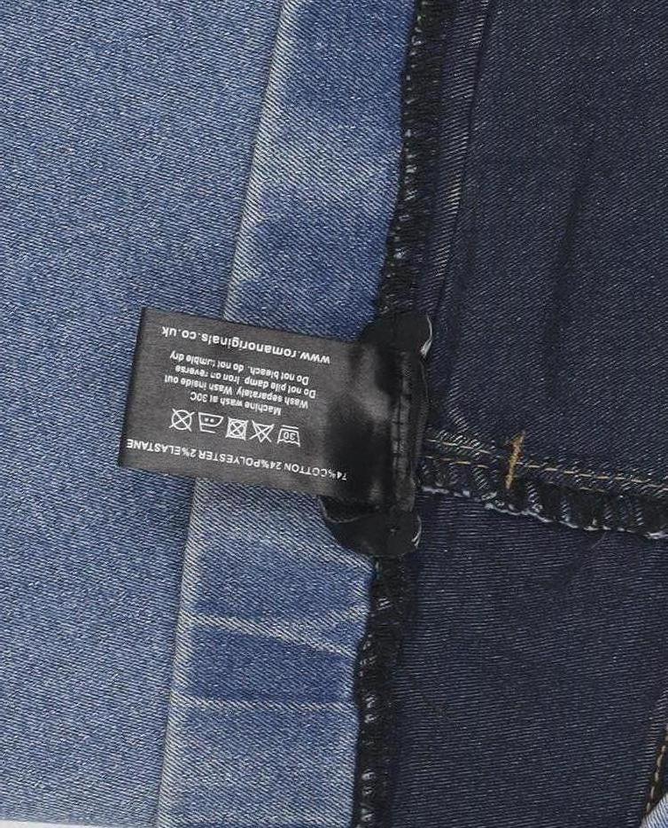 Roman Originals Women's Blue Skinny Jeans Size 14