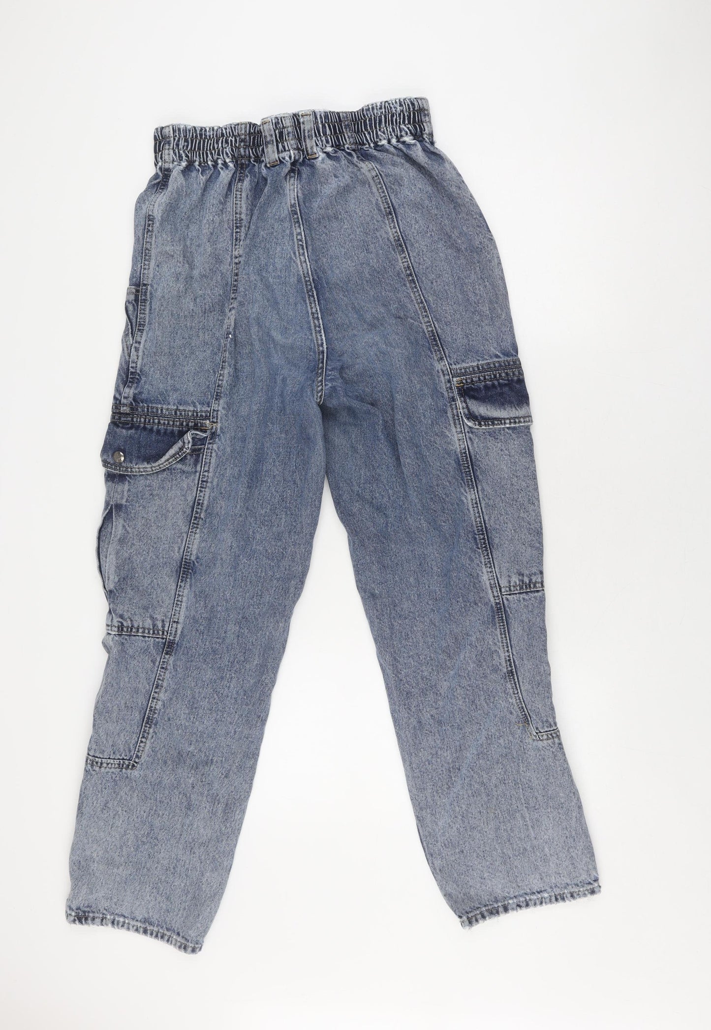 BDG Unisex Blue Cargo Jeans Relaxed Fit