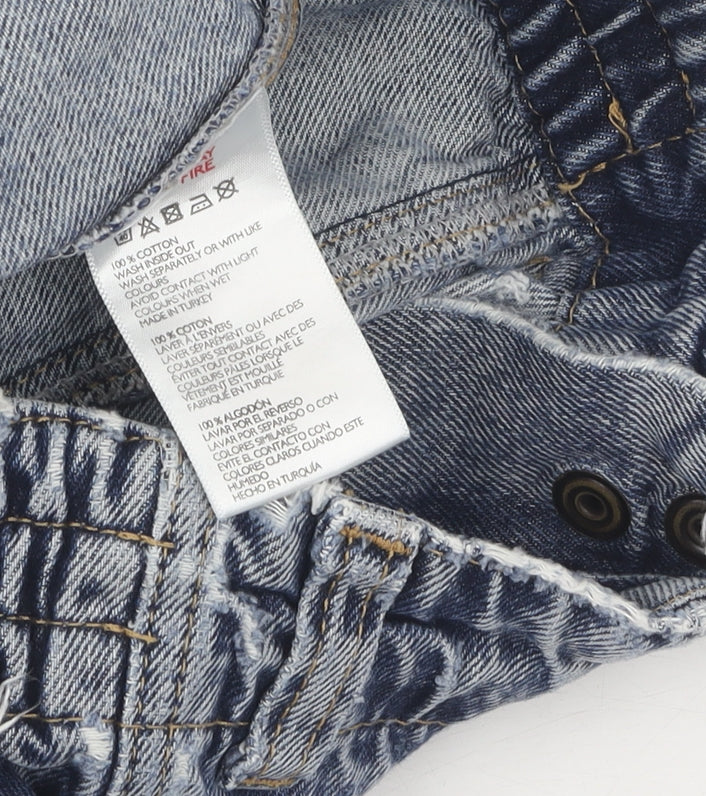BDG Unisex Blue Cargo Jeans Relaxed Fit