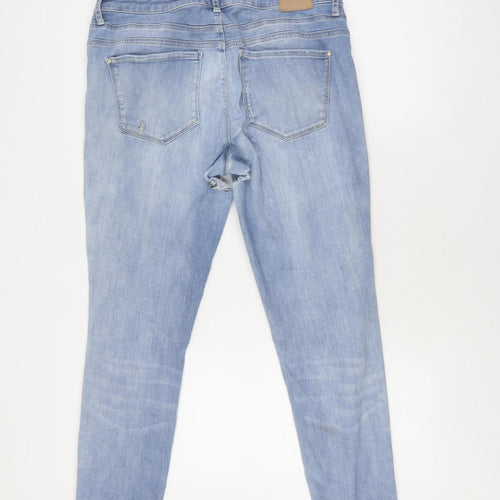 Raffaello Rossi Blue Skinny Distressed Jeans Size 18