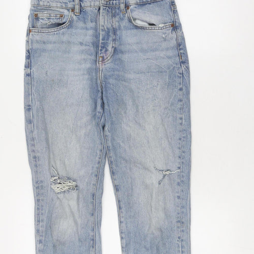 Zara Women’s Blue Boyfriend Jeans Size 8