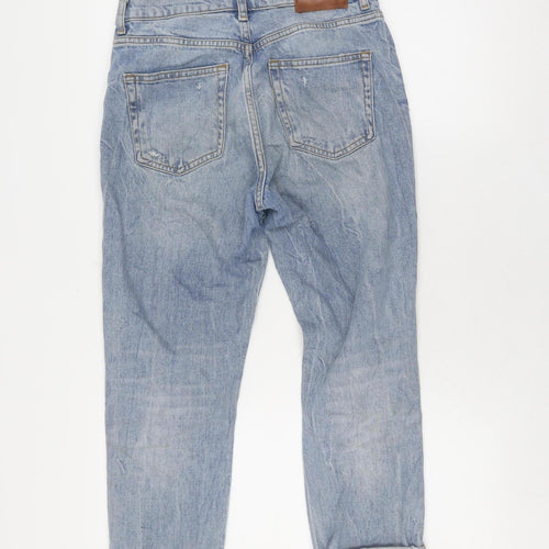 Zara Women’s Blue Boyfriend Jeans Size 8