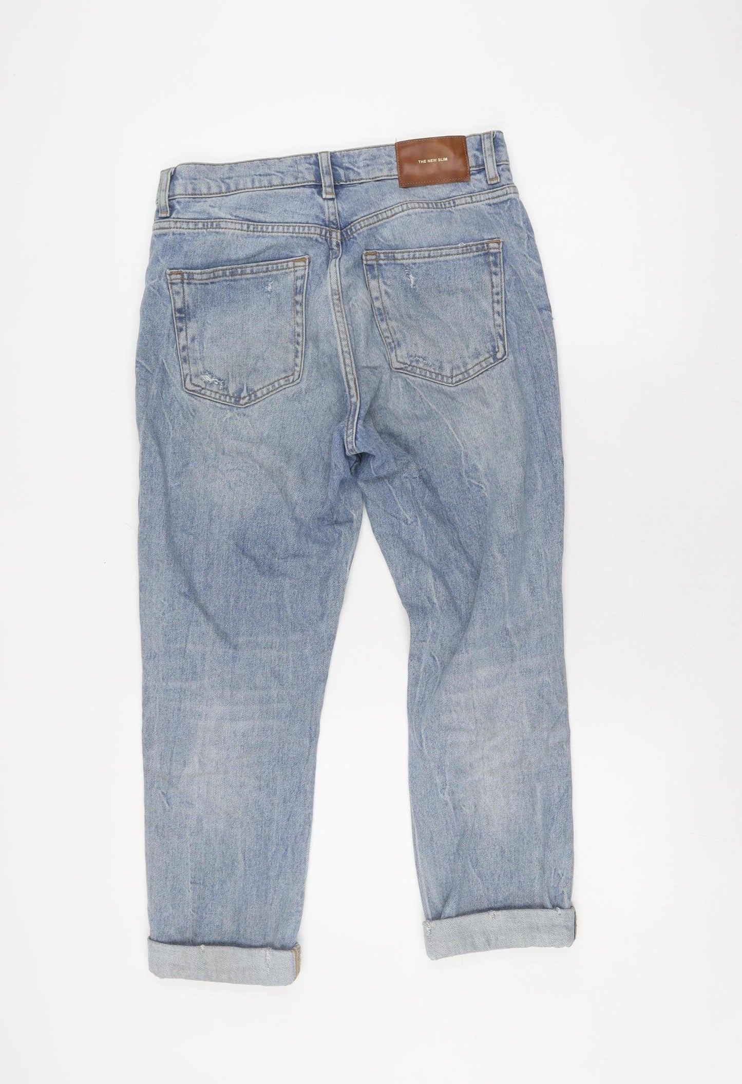 Zara Women’s Blue Boyfriend Jeans Size 8