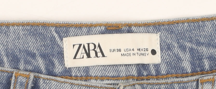 Zara Women’s Blue Boyfriend Jeans Size 8